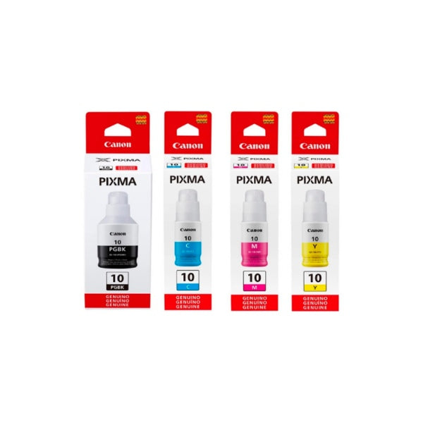 Juego Tinta Canon GI-10 (4 colores)